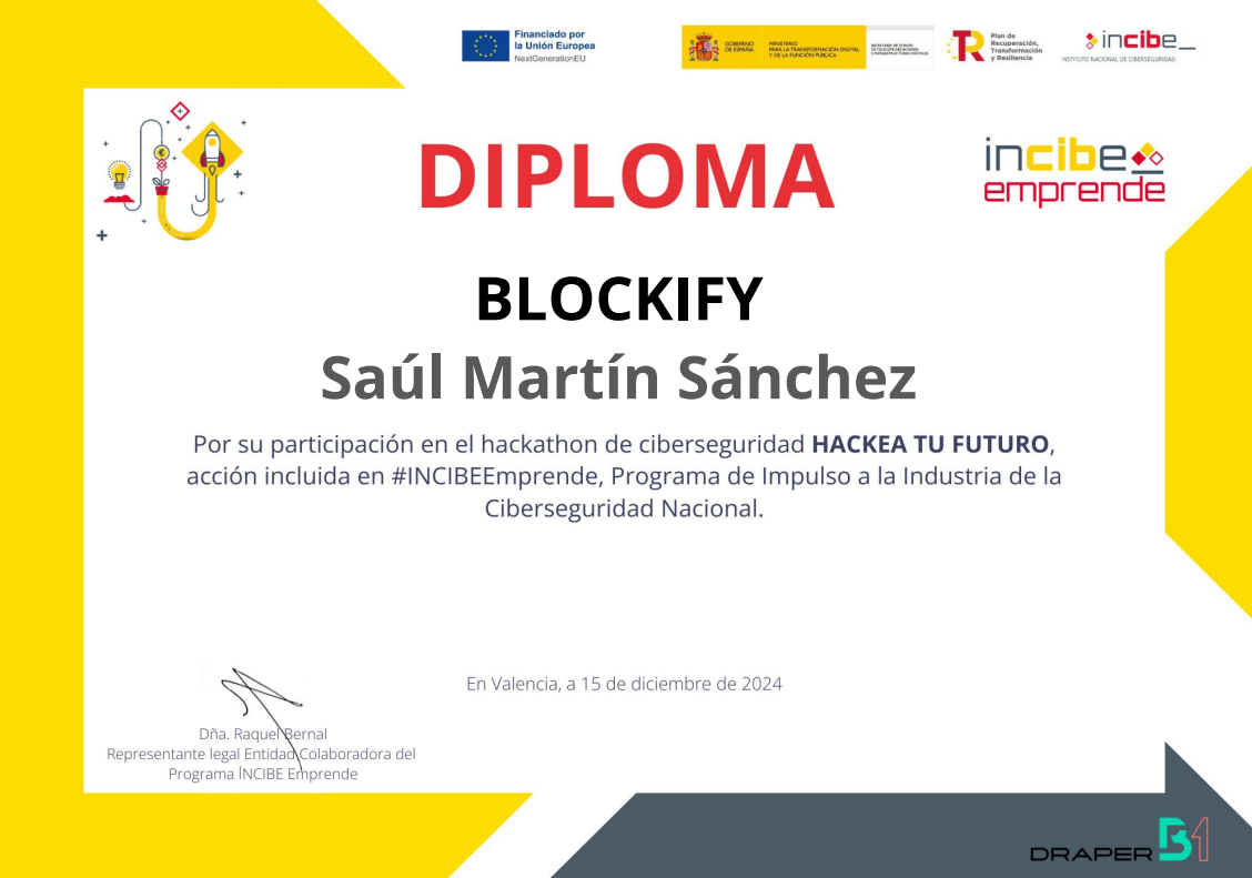Certificado Hackea tu Futuro